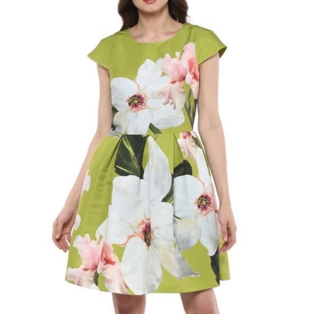 Ted Baker London Green Floral Dress